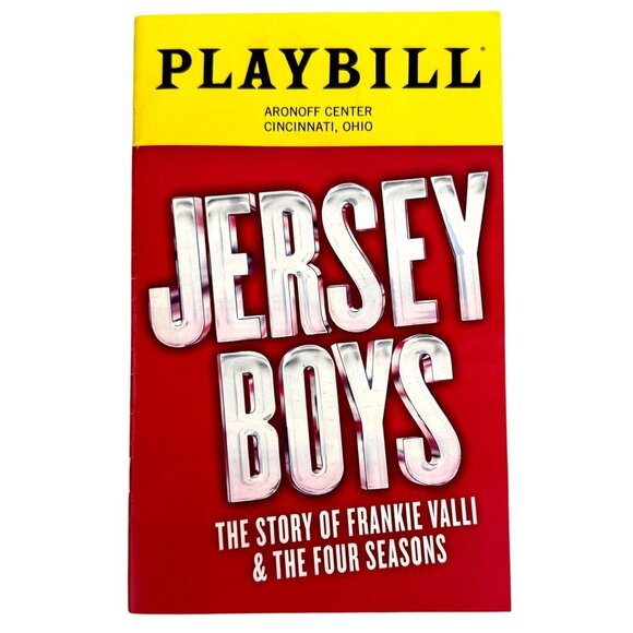 Jersey Boys Playbill October 2019 Aronoff Center Cincinnati Ohio The Four Season - Picture 1 of 13